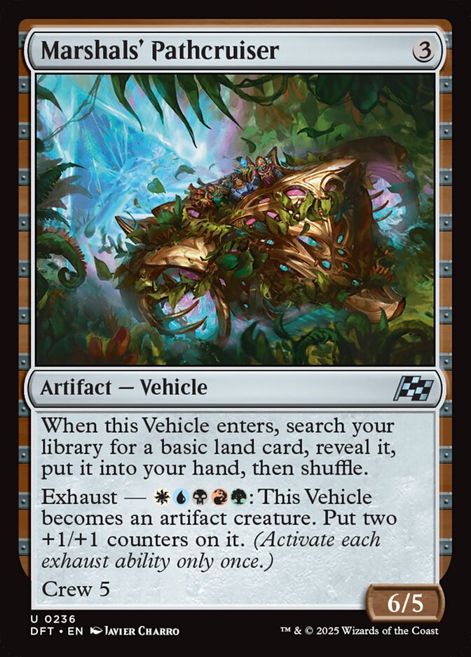 Marshals' Pathcruiser – Uncommon Magic: The Gathering card from Aetherdrift (#236)