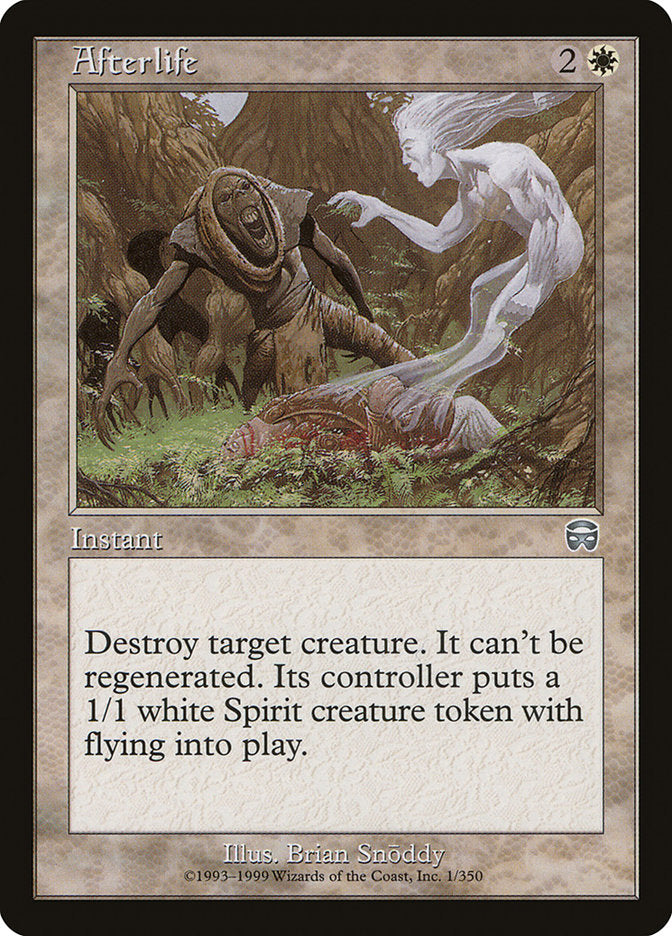 Afterlife – Uncommon Magic: The Gathering card from Mercadian Masques (#1)