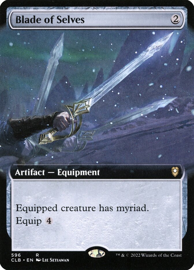 Blade of Selves – Rare Magic: The Gathering card from Commander Legends: Battle for Baldur's Gate (#596)