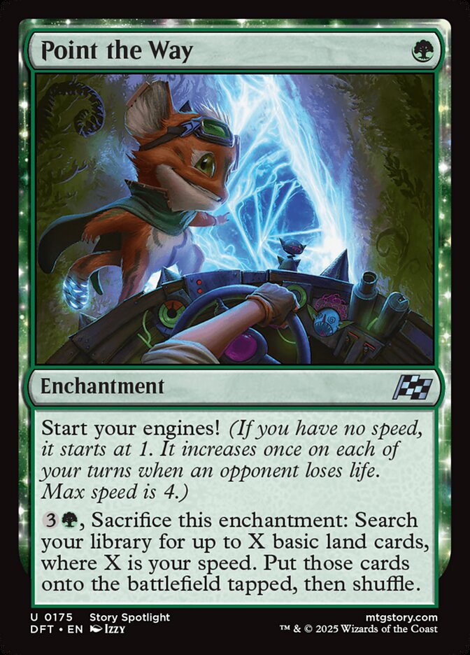Point the Way – Uncommon Magic: The Gathering card from Aetherdrift (#175)