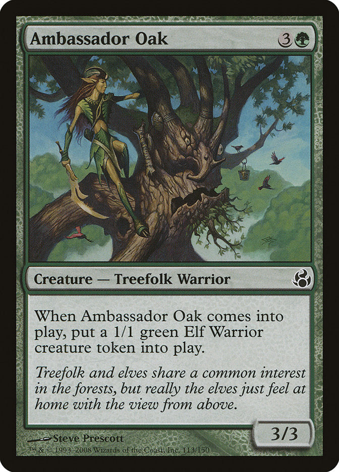 Ambassador Oak – Common Magic: The Gathering card from Morningtide (#113)