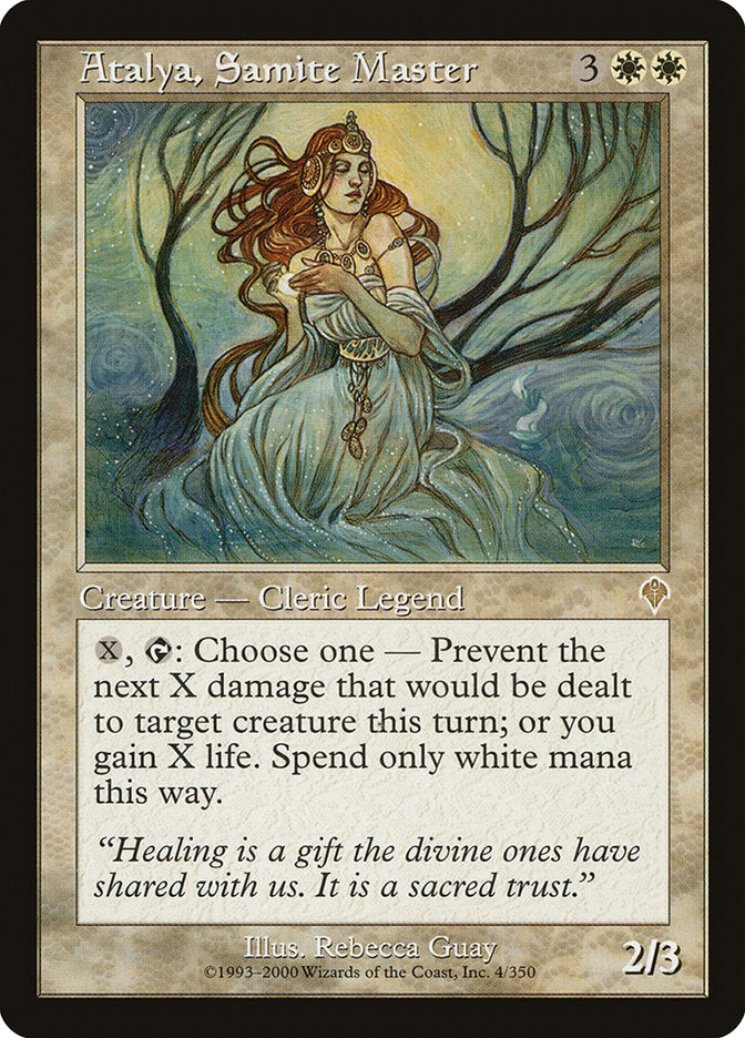Atalya, Samite Master – Rare Magic: The Gathering card from Invasion (#4)