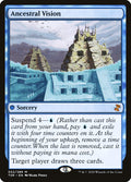 Ancestral Vision – Mythic Magic: The Gathering card from Time Spiral Remastered (#52)