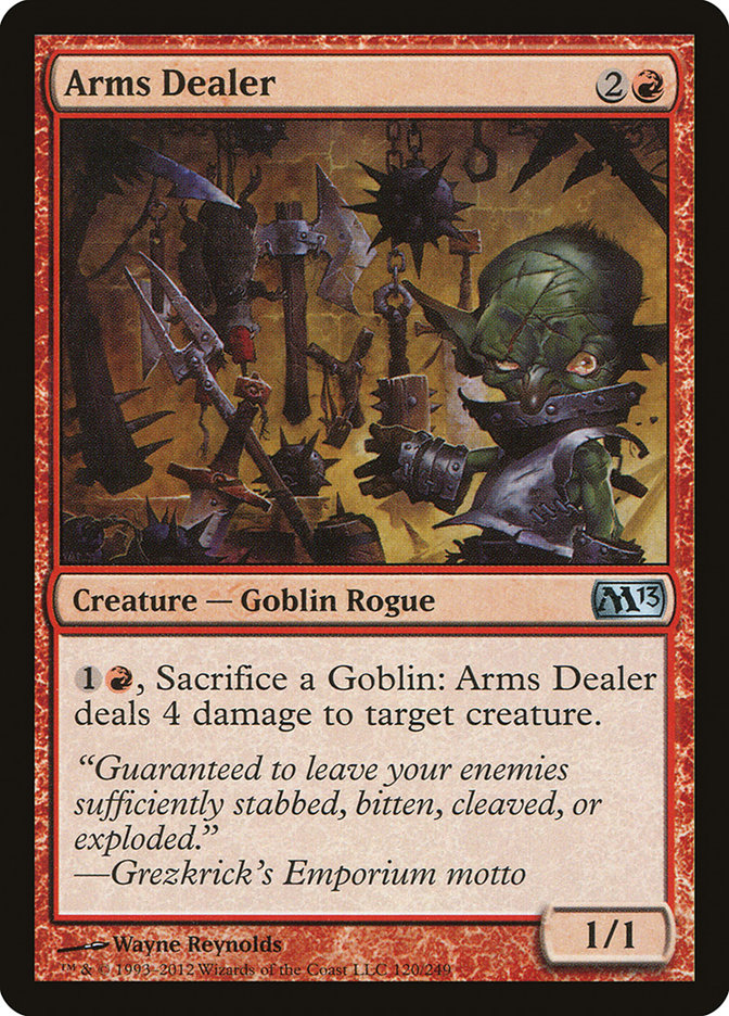 Arms Dealer – Uncommon Magic: The Gathering card from Magic 2013 (#120)