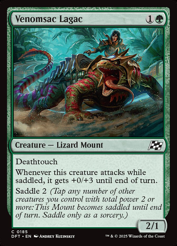 Venomsac Lagac – Common Magic: The Gathering card from Aetherdrift (#185)
