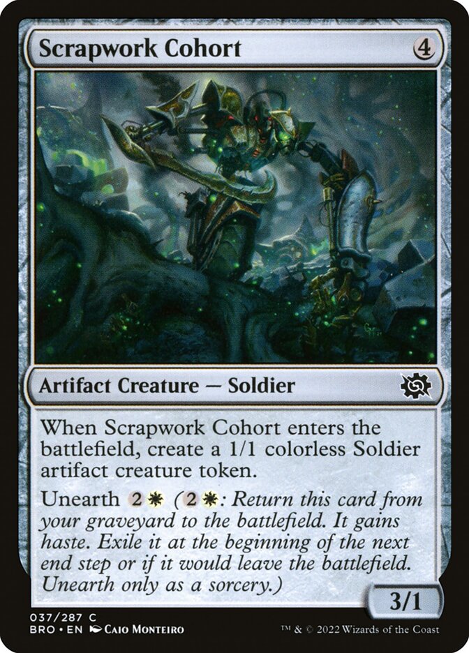 Scrapwork Cohort – Common Magic: The Gathering card from The Brothers' War (#37)