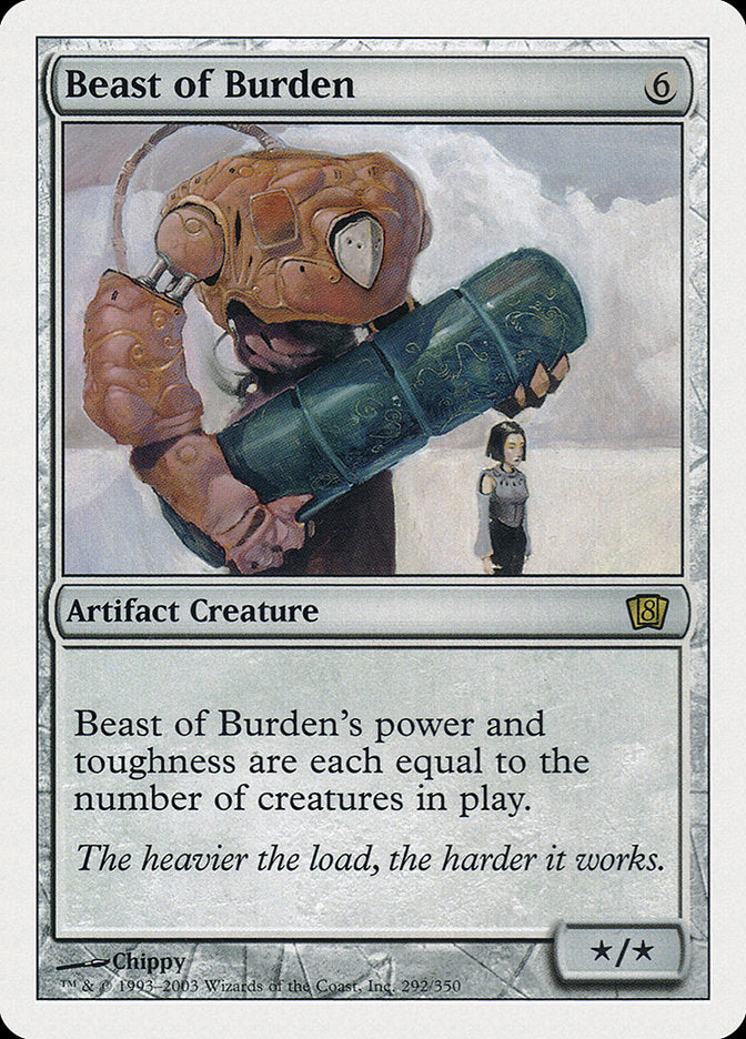 Beast of Burden – Rare Magic: The Gathering card from Eighth Edition (#292)