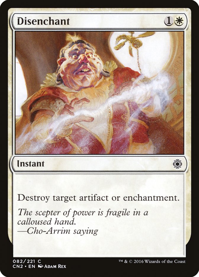 Disenchant – Common Magic: The Gathering card from Conspiracy: Take the Crown (#82)