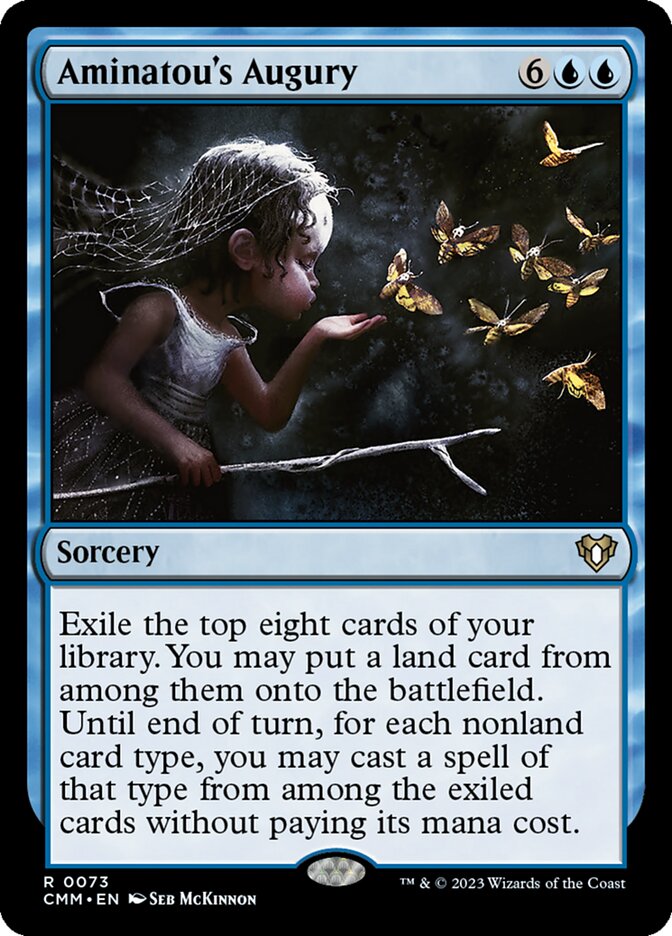 Aminatou's Augury – Rare Magic: The Gathering card from Commander Masters (#73)
