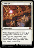 Land Tax – Mythic Magic: The Gathering card from Commander Masters (#37)