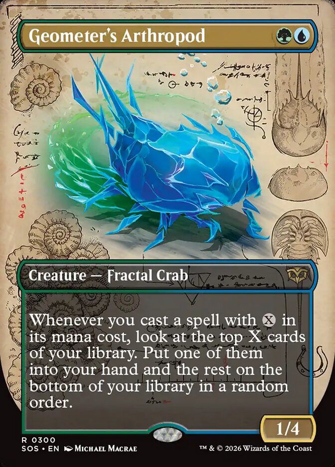 Geometer's Arthropod – Rare Magic: The Gathering card from Secrets of Strixhaven (#300)