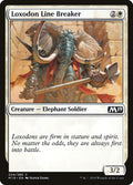 Loxodon Line Breaker – Common Magic: The Gathering card from Core Set 2019 (#24)