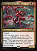 Carnage, Crimson Chaos – Rare Magic: The Gathering card from Marvel's Spider-Man (#125)