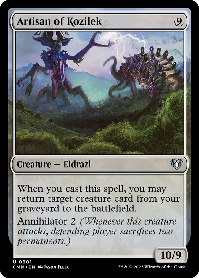 Artisan of Kozilek – Uncommon Magic: The Gathering card from Commander Masters (#801)