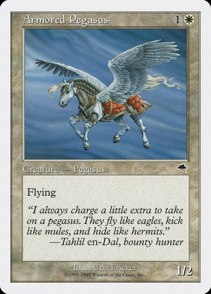 Armored Pegasus – Common Magic: The Gathering card from Battle Royale Box Set (#7)