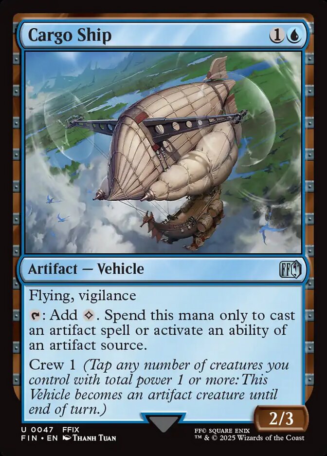 Cargo Ship – Uncommon Magic: The Gathering card from Final Fantasy (#47)