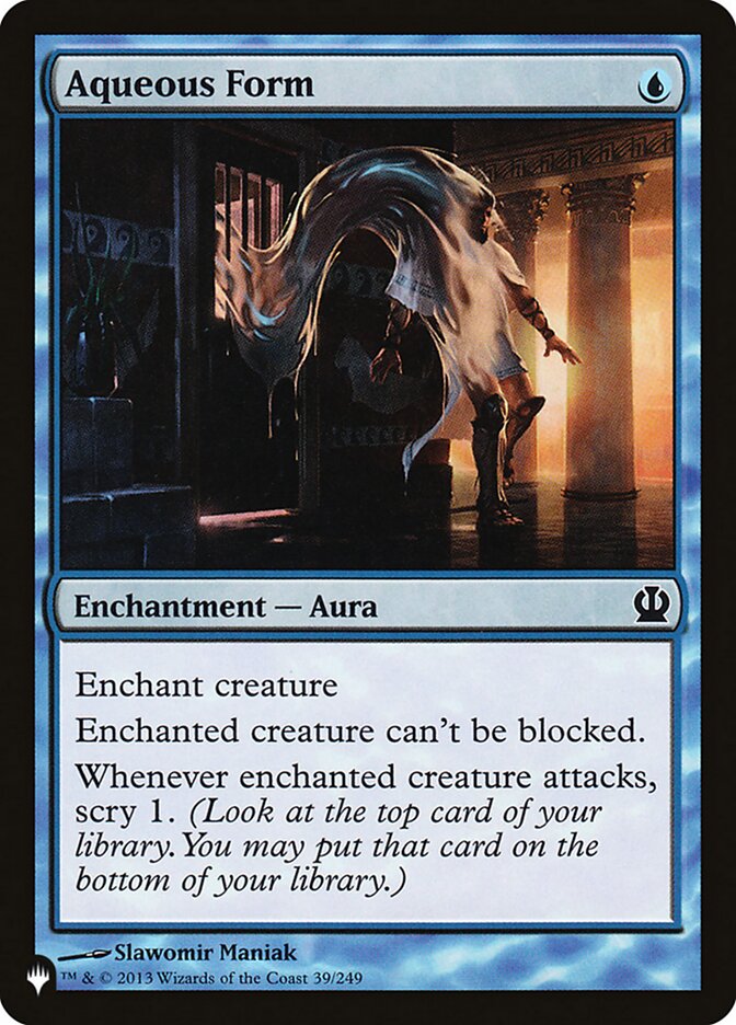 Aqueous Form – Common Magic: The Gathering card from The List (#THS-39)
