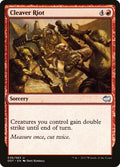 Cleaver Riot – Uncommon Magic: The Gathering card from Duel Decks: Merfolk vs. Goblins (#36)