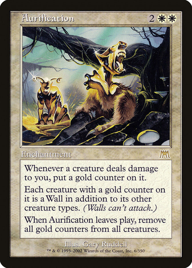 Aurification – Rare Magic: The Gathering card from Onslaught (#6)