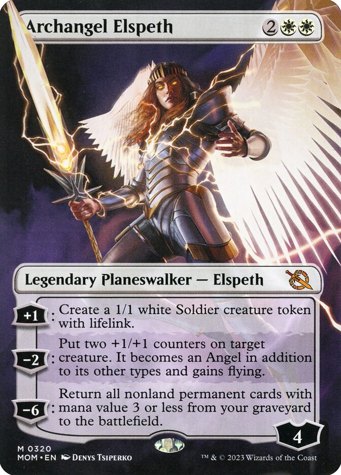 Archangel Elspeth – Mythic Magic: The Gathering card from March of the Machine (#320)
