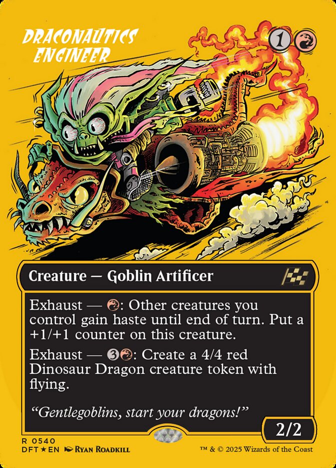 Draconautics Engineer – Rare Magic: The Gathering card from Aetherdrift (#540)