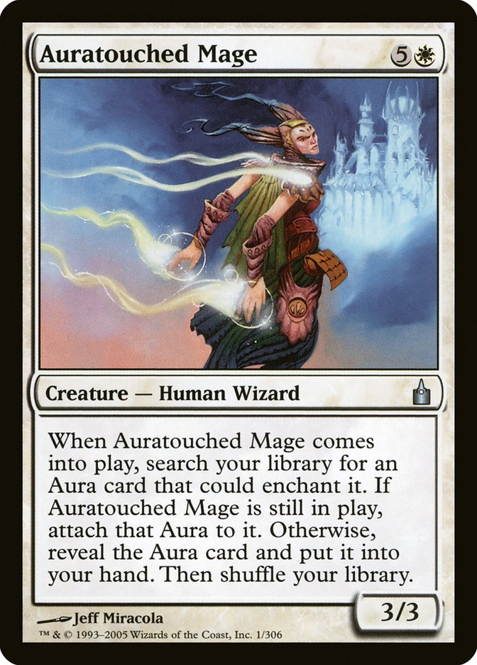 Auratouched Mage – Uncommon Magic: The Gathering card from Ravnica: City of Guilds (#1)