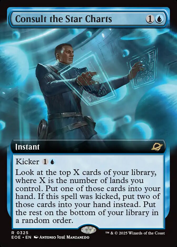 Consult the Star Charts – Rare Magic: The Gathering card from Edge of Eternities (#325)