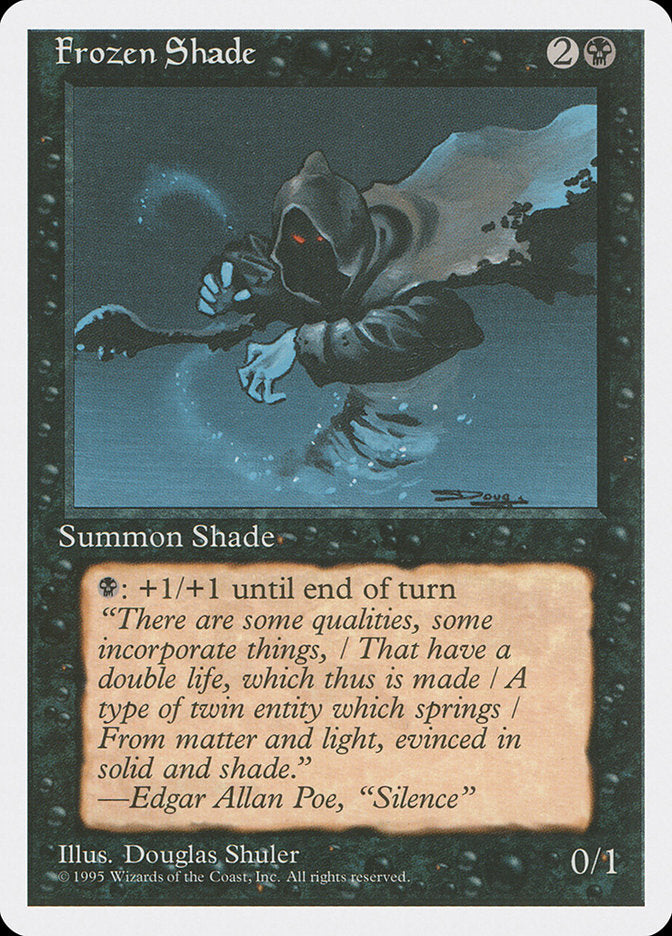 Frozen Shade – Common Magic: The Gathering card from Fourth Edition (#138)