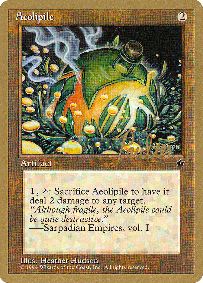 Aeolipile – Rare Magic: The Gathering card from Pro Tour Collector Set (#pp81)