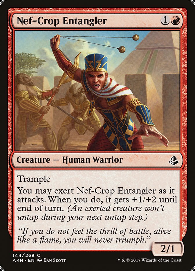 Nef-Crop Entangler – Common Magic: The Gathering card from Amonkhet (#144)