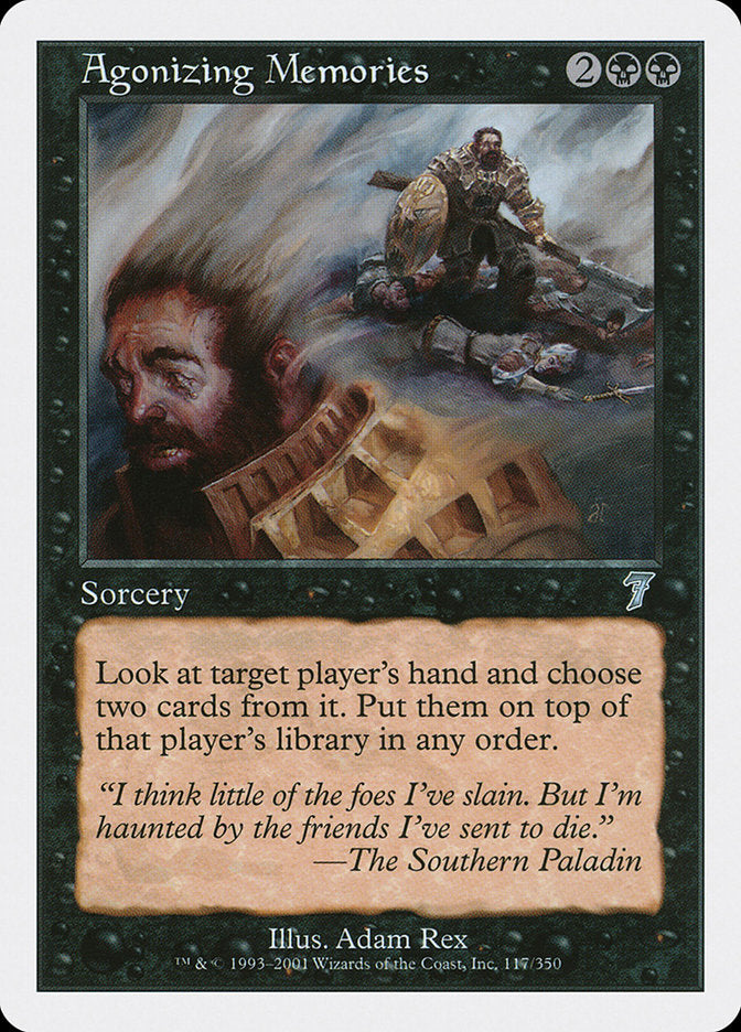 Agonizing Memories – Uncommon Magic: The Gathering card from Seventh Edition (#117)