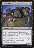 Crypt Rats – Uncommon Magic: The Gathering card from Modern Horizons (#84)