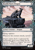 Boulderborn Dragon – Common Magic: The Gathering card from Tarkir: Dragonstorm (#323)