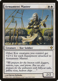 Armament Master – Rare Magic: The Gathering card from Zendikar (#1)