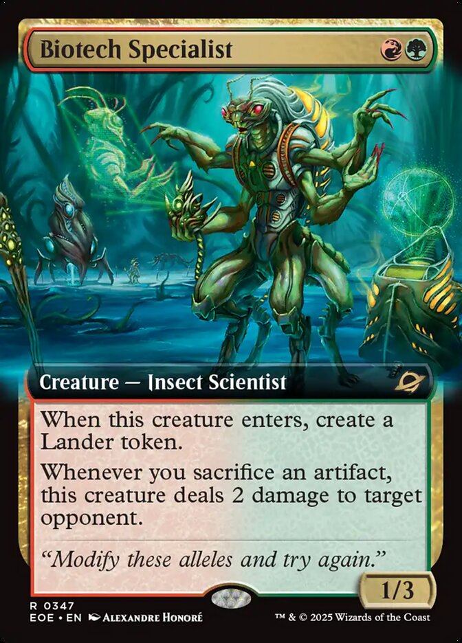 Biotech Specialist – Rare Magic: The Gathering card from Edge of Eternities (#347)