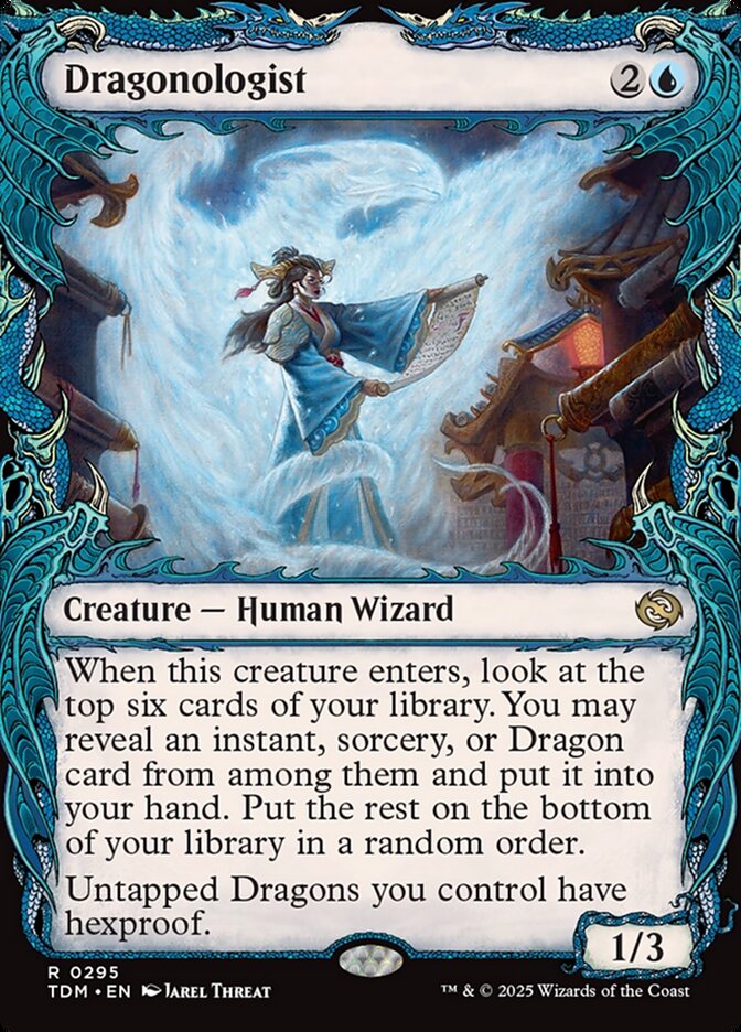 Dragonologist – Rare Magic: The Gathering card from Tarkir: Dragonstorm (#295)