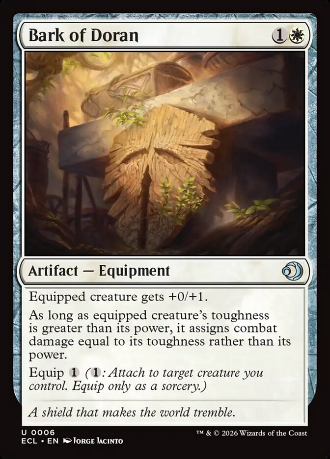 Bark of Doran – Uncommon Magic: The Gathering card from Lorwyn Eclipsed (#6)
