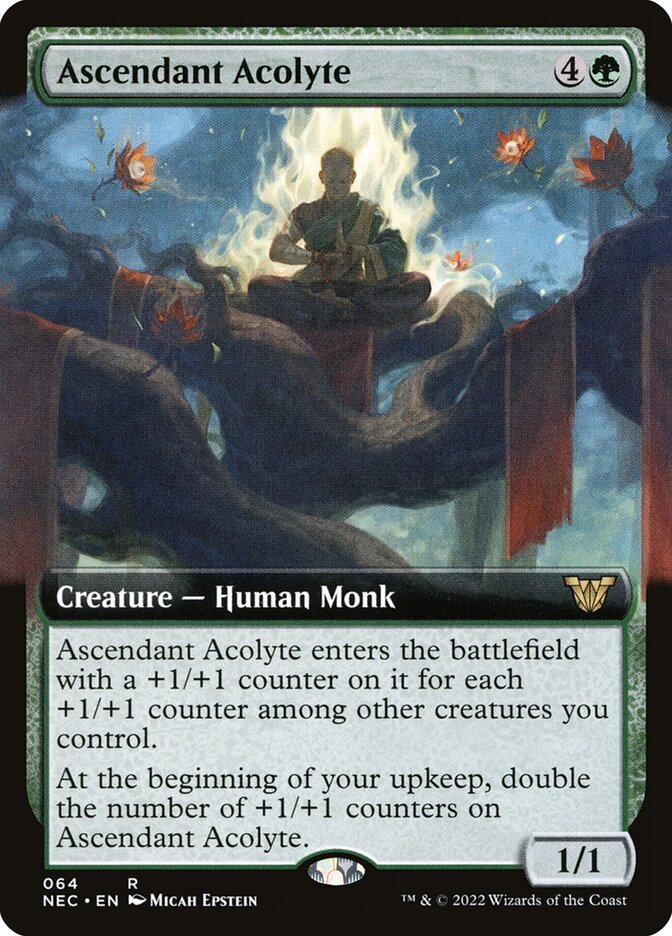 Ascendant Acolyte – Rare Magic: The Gathering card from Neon Dynasty Commander (#64)