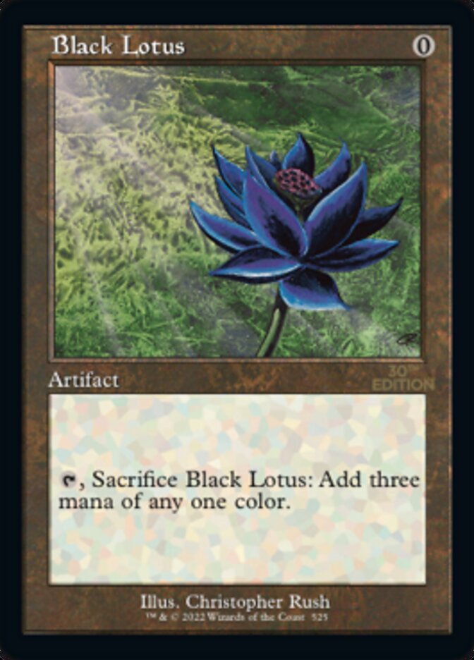 Black Lotus – Rare Magic: The Gathering card from 30th Anniversary Edition (#525)