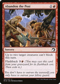 Abandon the Post – Common Magic: The Gathering card from Innistrad: Midnight Hunt (#127)