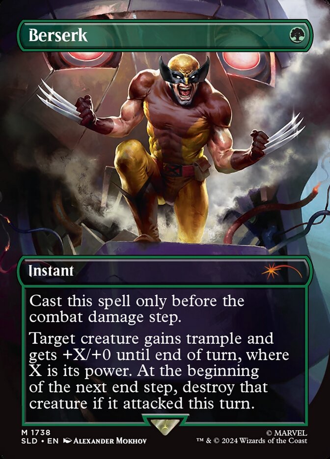 Berserk – Mythic Magic: The Gathering card from Secret Lair Drop (#1738)