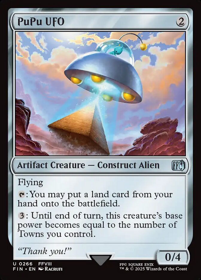 PuPu UFO – Uncommon Magic: The Gathering card from Final Fantasy (#266)