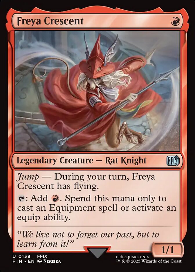 Freya Crescent – Uncommon Magic: The Gathering card from Final Fantasy (#138)