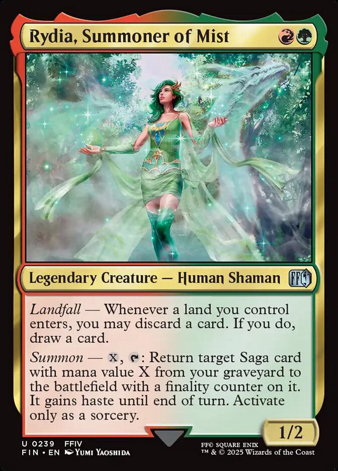 Rydia, Summoner of Mist – Uncommon Magic: The Gathering card from Final Fantasy (#239)