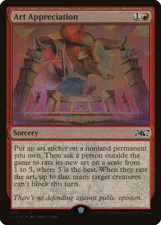 Art Appreciation – Common Magic: The Gathering card from Unfinity (#385)