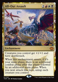 All-Out Assault – Mythic Magic: The Gathering card from Tarkir: Dragonstorm Promos (#167p)