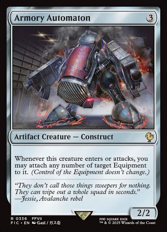 Armory Automaton – Rare Magic: The Gathering card from Final Fantasy Commander (#336)