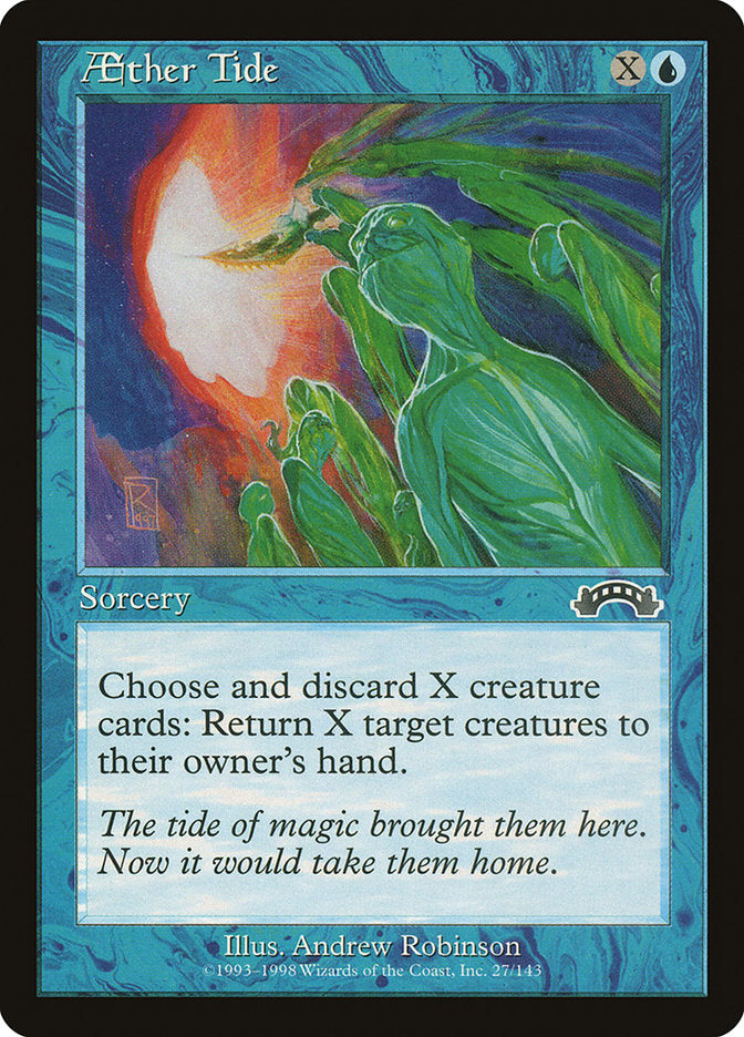 Aether Tide – Common Magic: The Gathering card from Exodus (#27)