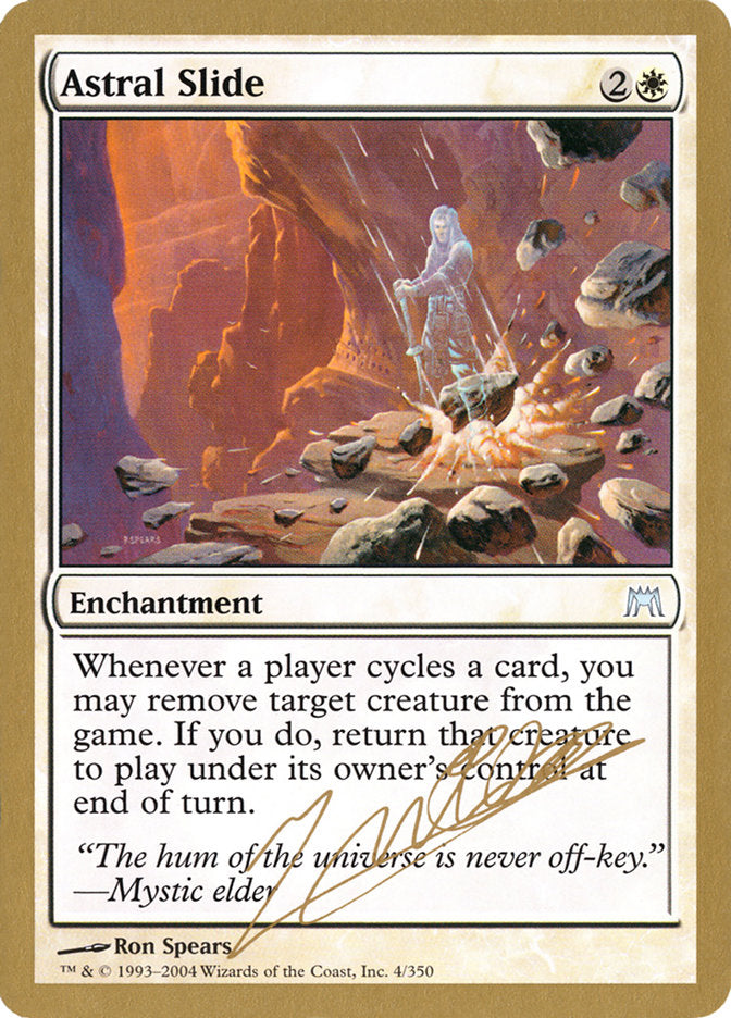 Astral Slide – Uncommon Magic: The Gathering card from World Championship Decks 2004 (#jn4)