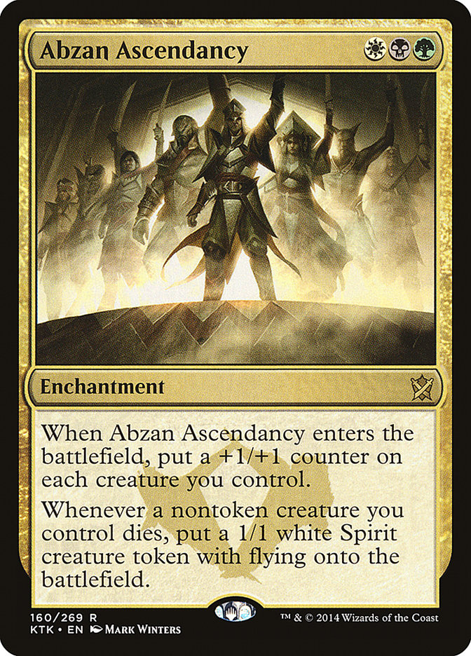 Abzan Ascendancy – Rare Magic: The Gathering card from Khans of Tarkir (#160)